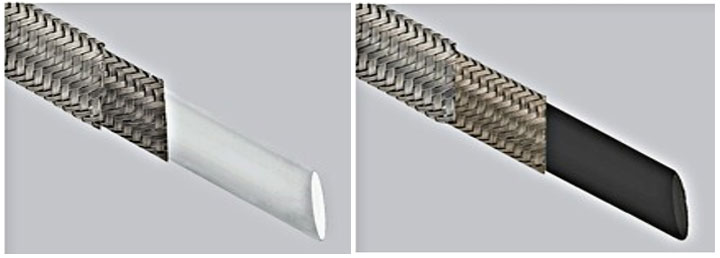 Gas Hose with Double Bunch Braid - PTFE High Pressure Hose - Products - ABC  Synthetics - ABCOFLEX Hoses